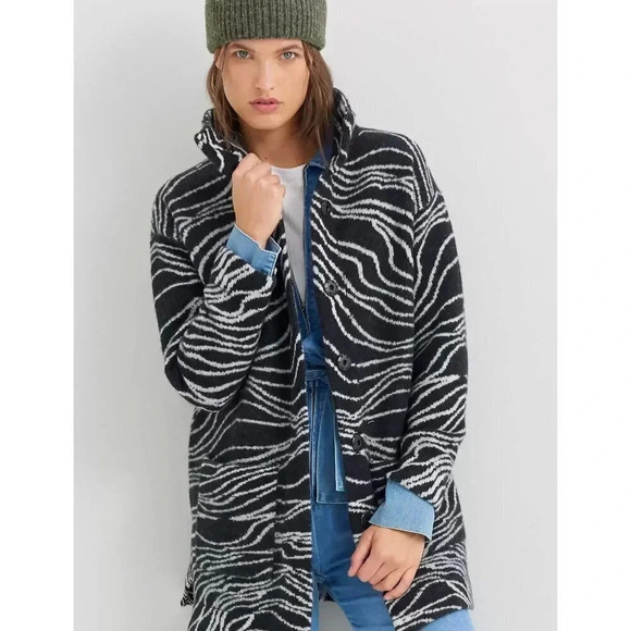 Anthropologie Jackets & Blazers - Anthropologie Maeve Eunice Funnel Neck Cardigan